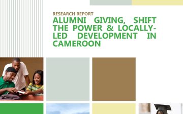 ALUMNI GIVING – SHIFT THE POWER & LOCALLY LED DEVELOPMENT IN CAMEROON